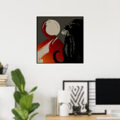 Ombre d'un Chat Poster (Thuiskantoor)