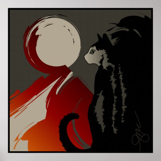 Ombre d'un Chat Poster (Voorkant)