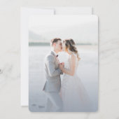 Ombre Dusty Blue & Green met het kabelbindmiddel Save The Date (Achterkant)