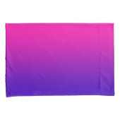 Ombre Electric Hot Roze Paarse vrouwelijke gradiën Kussensloop (Voorkant-Rechts)