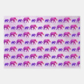 Ombre Elephants Inpakpapier Vel (Voorkant)