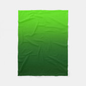 Ombre Fade | groen Fleece Deken (Voorkant)