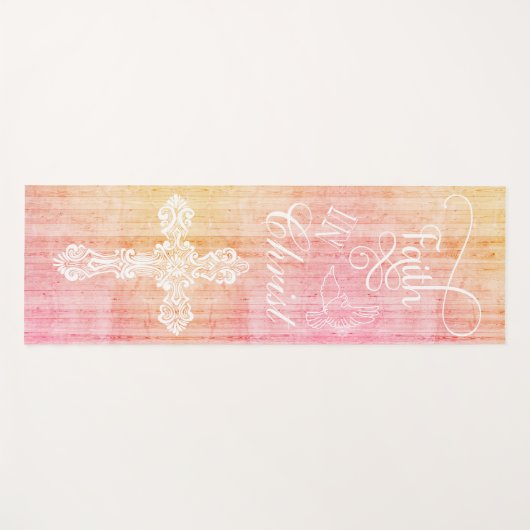 Ombre Faith in Christus Religieuze oefening Access Yogamat (Voorkant (horizontaal))