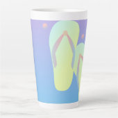 Ombre Flip Flop Zomer Latte Mok (Voorkant)