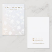 Ombre Floral Earring Jewelry Display Visitekaartje (Voorkant / Achterkant)