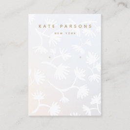 Ombre Floral Earring Jewelry Display Visitekaartje