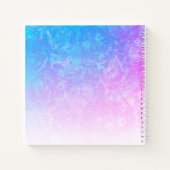 Ombre Floral Onze Bucket List Notitieboek (Achterkant)