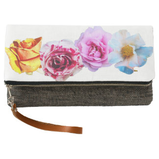 Ombre Flower Clutch Clutch Tasje