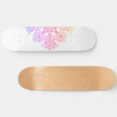 Ombre Flower Persoonlijk Skateboard (Horizontaal)