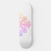 Ombre Flower Persoonlijk Skateboard (Voorkant)