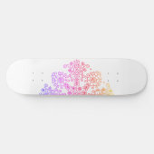 Ombre flower persoonlijk skateboard (Horizontaal)