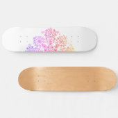 Ombre flower persoonlijk skateboard (Horizontaal)