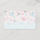 Ombre Franse tuin bloemrijke bruiloft accommodatie Informatiekaartje (Achterkant)