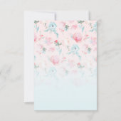 ombre franse tuin ze zei ja verlovingsfeest kaart (Achterkant)