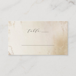 Ombre Geel Goud Frosted Bruiloft Tafel Nummer Plaatskaartje