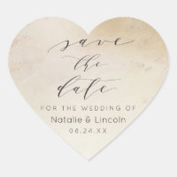 Ombre Geel Goud Frosted Folie Luxe Save the Date