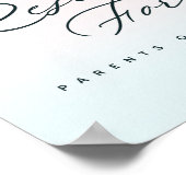 Ombre gereserveerd voor de zitplaats van het huwel poster (Hoek)