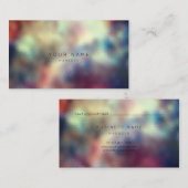 Ombre Glass Blauwgroen Been Navy Red Afspraak Afsprakenkaartje (Voorkant / Achterkant)