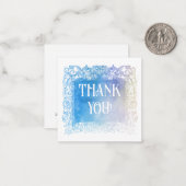 *~* Ombre Glitter DANK U AP62 Flat Note Kaart Notitiekaartje (Voorkant / Achterkant in situ)