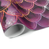 Ombre Glitter Mermaid Scales Cadeaupapier (Rol Hoek)