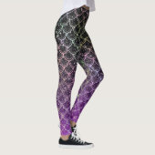 Ombre glitter mermaid scales leggings (Rechts)