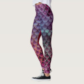 Ombre Glitter Mermaid Scales Leggings (Links)