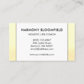Ombre Glow Wellness Holistic Life Coach Zen Healer Visitekaartje (Achterkant)