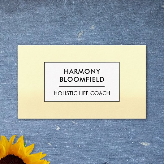 Ombre Glow Wellness Holistic Life Coach Zen Healer Visitekaartje