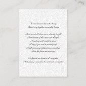 ombre gold and Black Swirling Border Wedding Informatiekaartje (Achterkant)