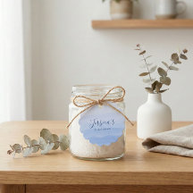 Ombre Gradiënt Dompelverf Blauwe Bruiloft Feest