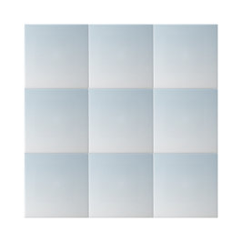 Ombre Gradient Dusty Blue Simple Plain Tegeltje