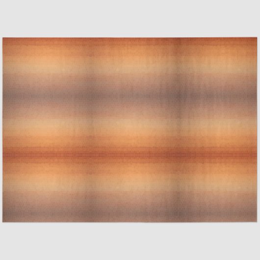 Ombre Gradient Sinaasappel Sunset Mozaïek Look Dec Tissuepapier (Voorkant)