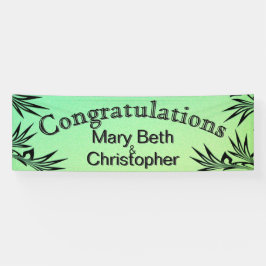 Ombre Green feliciteert met Names Spandoek