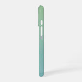 Ombre Green Personaliseer offerte & Naam iPhone Ca iPhone 16 Hoesje (Linkerkant)