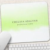 Ombre Green Waterverf minimalistisch bedrijf Muismat