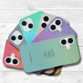 Ombre Grey Personaliseer Quote & Naam iPhone Case iPhone 15 Case