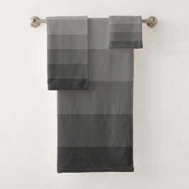 Ombre Grey Tones Gradient Bad Handdoek