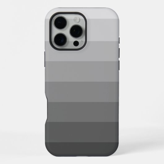 Ombre Grey Tones Gradient iPhone Hoesje (Achterkant)