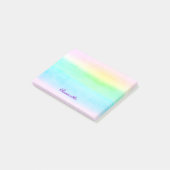 Ombre Grunge Pastel Groen Post-it Notities Post-it® Notes (Schuin)