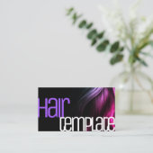 Ombre Haar Moderne Stijl Heldere Kleuren Kapper Visitekaartje (Staand voorkant)