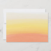 Ombre Halloween Candy Corn Baby shower Kaart (Achterkant)