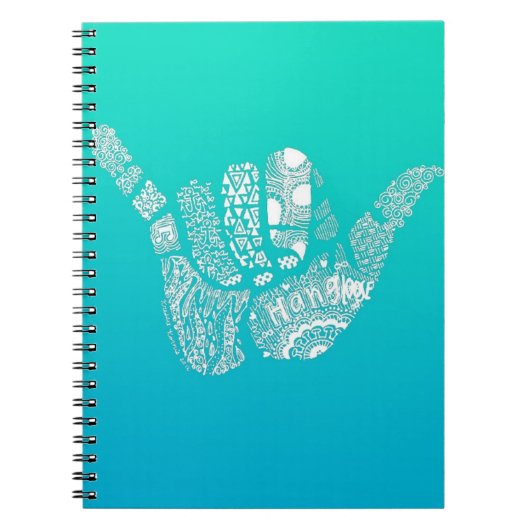 Ombre Hang los — losse laptop Notitieboek (Voorkant)