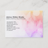 ~ Ombre Healer Yoga Massage Reiki Crystal Visitekaartje (Achterkant)