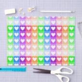 Ombre Hearts Tissuepapier (Craft)