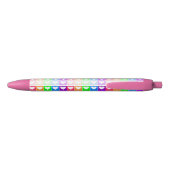 Ombre Hearts Zwarte Inkt Pen (Achterkant)