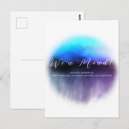 Ombre hebben wij Bewegd Manuscript Bewegende Aanko Briefkaart (Voorkant / Achterkant)