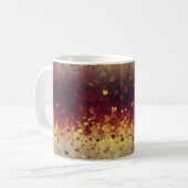 Ombre herfstbladkleuren koffiemok (Voorkant links)