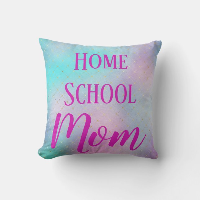  Ombre Homeschool Mom Kussen (Voorkant)
