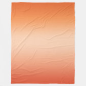  Ombre Hot Summer Oranje & Abriot gradiënt Fleece Deken (Voorkant)