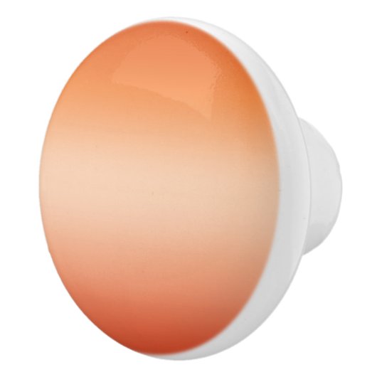  Ombre Hot Summer Oranje & Abriot gradiënt Keramische Knop (Rechts)